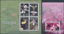 ** 2006 Orchideák Kisív Mi 3346-3349 + Blokk Mi 484 - Sonstige & Ohne Zuordnung