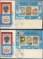 1976 Események Blokkpár 2 Db FDC-n Mi 29-30 - Autres & Non Classés