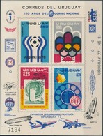 ** 1976 UPU, Olimpia, Labdarúgó Vb, VIT Sor Mi 1402-1405 Vágott Blokkformában - Sonstige & Ohne Zuordnung