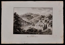 1824 F. Wolf: Bánnáti Metszetek: Ó Orsovába Vezető út. Imperial Fólió. Rézmetszet. / 1825 Bannat Etching 57x39,5cm - Prints & Engravings