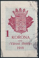 1914 Székesfehérvár Városi Illetékbélyeg 1 Sz. (30.000) - Zonder Classificatie