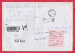 241032 / Bulgaria 2004 SOFIA , TAXE PERCUE 5.70 BNG To BERLIN , GERMANY  , ZURUCK , RETURN TO SENDER - Cartas & Documentos