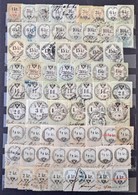 Illetékbélyeg Gyűjtemény 1854-1898 818 Db Bélyeg, Benne Hártyapapíros 15Ft - Zonder Classificatie