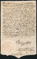 1672 Római Közjegyzői Oklevél Latin Nyelven, Egy Polgár és Az Ameliai Santa Fermina Káptalan Közötti ügyben / 1672 Rome, - Unclassified