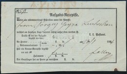 1866 Gölnicből (Felvidék) Lőcsére (Leutschau) Feladott Ajánlott Levél Feladóvevénye Kitöltve - Unclassified