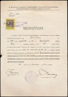 1926 Pécs, Magyar Királyi Erzsébet-Tudományegyetem Orvostudományi Karának Dékáni Hivatala által Kiállított Orvosdoktori  - Zonder Classificatie