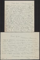 Cca 1945 Grossmid Károlyné, Madách Alice Saját Kézzel írt Levelei Márai Sándor Testvérének, Grosschmid Katónak és Férjén - Non Classés