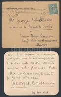 Tony Georges Boussenot (1876-1974) Francia Politikus Saját Kézzel írt Köszönő Kártyája / 1918 Autograph Written Letter O - Non Classés