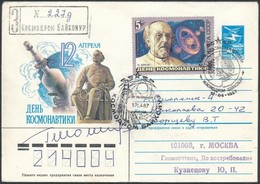Georgij Sonyin (1935-1997) Szovjet űrhajós Aláírása Emlékborítékon /
Signature Of Georgiy Shonin (1935-1997) Soviet Astr - Autres & Non Classés
