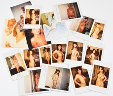 12 Db Házi Készítésű Erotikus és Porno Fotó (Polaroid és Más) Feliratozva Magyar Lányokról - Altri & Non Classificati