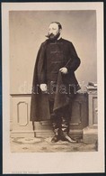 Majer Károly (1830-1890) ügyvéd és Közbirtokos, Keményhátú Fotó Borsos és Doctor Műterméből, 10×6 Cm - Andere & Zonder Classificatie