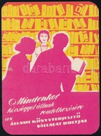 1959 Könyvterjesztő Vállalat Kártyanaptár - Pubblicitari