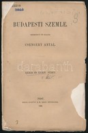 Budapesti Szemle XXXIII. és XXXIV. Füzet. Szerk. Csengery Antal. Pest 1860. Elváló Papírborítóval - Zonder Classificatie