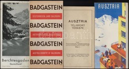 Cca 1930-1940 Osztrák és Német Utazási Prospektusok (Asuztria, Műnchen, Nürnberg, Stb.), 8 Db - Zonder Classificatie
