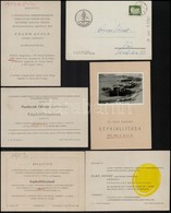 Cca 1953-1963 Meghívók Művészeti Kiállításokra, Nemecz József Festőművész Részére, 14 Db - Zonder Classificatie