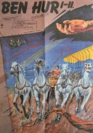 1981 Ben Hur Ofszet Film Plakát, Hajtogatva, Jó állapotban 39x56 Cm - Sonstige & Ohne Zuordnung