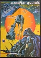 1981 Hetényi Tibor: Csillagok Háborúja, A Birodalom Visszavág Ofszet Film Plakát. Hajtogatva, Jó állapotban
/  Star Wars - Autres & Non Classés