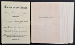 Balkányi Szabó Lajos, Melius Péter: Debrecen Dícsérete. A Christus Közbejárásárol Való Predicacioc; A Krisztus Közbenjár - Non Classés