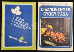 Vegyes Könyvtétel, 3 Db: 
Szőlő, Gyümölcs Díszfaiskolai árjegyzék. Szerk.: Kuluncsics Péter. Bp.,1978,Kertiforg Kft. Kia - Unclassified