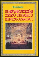 Orbán Ferenc: Magyarország Zsidó Emlékei, Nevezetességei. Bp., 1991, Panoráma. Kiadói Kartonált Kötés, Jó állapotban. - Non Classés