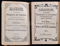 Machsor. Die Sämmtlichen Festgebete Der Israeliten. Szerk.: Stern, S. G. 3., 8. Köt. Wien, 1894-1911, Joseph Schlesinger - Ohne Zuordnung