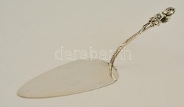 Ezüst Tortalapát Rózsás Díszítéssel. Jelzett. / Silver Tarte Spoon 34,5 G - Andere & Zonder Classificatie