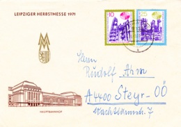 1971, DDR, "Leipziger Herbstmesse 1971", Echt Gelaufen - 1971-1980