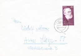 1971, DDR, "150.Geburtstag Rudolf Virchow", Echt Gelaufen - Sobres Privados - Usados