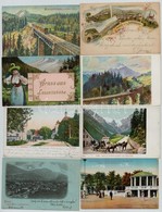 ** * 61 Db RÉGI Külföldi Városképes Lap: Osztrák, Svájci, Német / 61 Pre-1945 European Town-view Postcards: Austrian, Sw - Zonder Classificatie