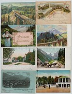 ** * 61 Db RÉGI Külföldi Városképes Lap: Osztrák, Svájci, Német / 61 Pre-1945 European Town-view Postcards: Austrian, Sw - Unclassified