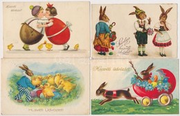 ** * 56 Db RÉGI Húsvéti üdvözlő Képeslap / 56 Pre-1945 Easter Greeting Postcards - Non Classificati