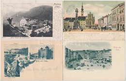 ** * 50 Db RÉGI Osztrák Városképes Lap 1905 Előttről / 50 Pre-1905 Austrian Town-view Postcards - Non Classificati