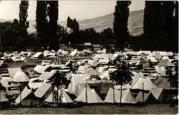 T2 1969 Budapest III. Rómaifürdő (Római Fürdő), Autó Camping. Képzőművészeti Alap Kiadóvállalat - Zonder Classificatie