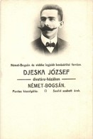 ** T2/T3 Boksánbánya, Németbogsán, Bocsa; Djeska József Divatáruházának Reklámlapja / Fashion Shop's Advertisement (kis  - Non Classés