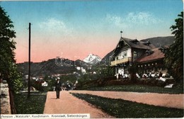 T2 1914 Brassó, Kronstadt, Brasov; Pension 'Waldcafé', Villa Kuschmann / Kávéház és Panzió / Café, Hotel, Villa - Zonder Classificatie