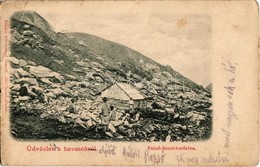 T3 1911 Felsőszombatfalva, Sambata De Sus; Menedékház A Fogarasi-havasokban (Fogarasi Kárpátok). Kiadja Ehrenwald Henrik - Zonder Classificatie