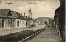 ** T1 Nagybánya, Baia Mare; Felsőbányai Utca, üzlet, ökörszekér. Kovács Gyula Kiadása / Street, Shop, Oxen Cart - Zonder Classificatie