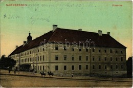 T2/T3 1915 Nagyszeben, Hermannstadt, Sibiu; Kaserne / Osztrák-magyar Katonai Laktanya / K.u.K. Military Barracks (EK) - Zonder Classificatie