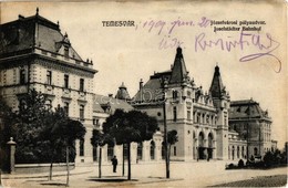 T2/T3 Temesvár, Timisoara; Józsefvárosi Pályaudvar, Vasútállomás. Káldor Zs. és Társa Kiadása / Iosefin, Railway Station - Unclassified