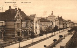 T2/T3 1912 Besztercebánya, Banska Bystrica; Deák Ferenc Utca, Villák. Kiadja Machold F. / Street View With Villas (EK) - Zonder Classificatie