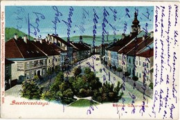 T3 1914 Besztercebánya, Banská Bystrica; Bethlen Gábor Utca,  Machold F. Könyvnyomdája és Saját Kiadása (szakadás / Tear - Zonder Classificatie