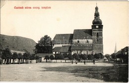 ** T2/T3 Csetnek, Stítnik; Evangélikus Templom, Tér. Csernok Rezső Kiadása / Church, Square (EK) - Zonder Classificatie