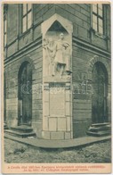 T2/T3 1903 Eperjes, Presov; A Caraffa által 1687-ben Eperjesen Kivégeztetett Vértanúk Emléktáblája Az Evangélikus Colleg - Unclassified