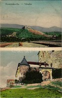 ** T1 Krasznahorkaváralja, Krásnohorské Podhradie; Várkapu és Vár. Fuchs József Kiadása / Castle And Gate - Zonder Classificatie