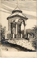 ** T1/T2 1920 Krasznahorkaváralja, Krásnohorské Podhradie; Kápolna / Chapel, Artist Signed - Non Classificati