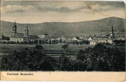T4 1913 Modor, Modra; Látkép, Templomok / General View With Churches (EM) - Ohne Zuordnung