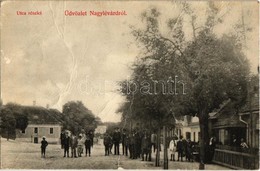 T3/T4 1915 Nagylévárd, Velké Leváre; Utcakép / Street View (fa) - Ohne Zuordnung