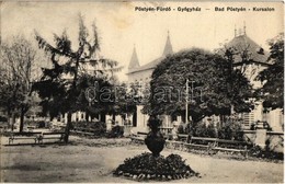 T2/T3 1913 Pöstyén-fürdő, Kúpele Piestany; Gyógyház. Laufer Nándor Kiadása / Kursalon / Spa Sanatorium (EK) - Zonder Classificatie