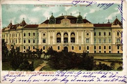 T2/T3 1902 Rimaszombat, Rimavská Sobota; Gömör-Kishont T.E. Vármegye új Székháza / County Hall (EK) - Zonder Classificatie