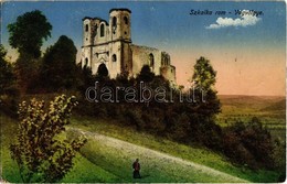 T2/T3 1919 Vágsziklás, Szkalka, Skalka Nad Váhom; Apátsági Romok A Vágvölgyben / Abbey Ruins In Povazie (EK) - Non Classés